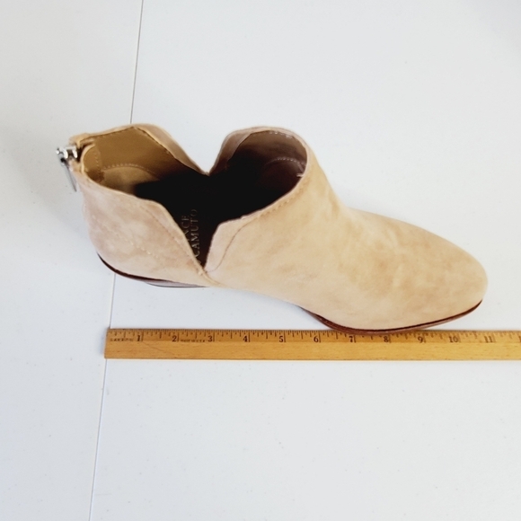 Vince Camuto Leather Abrinna Bootie Size 10 Back Zip Pull-on Ankle Shoe Boot NEW - Picture 10 of 15